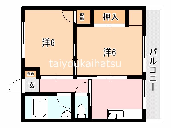 さえきビル 403号室 間取り