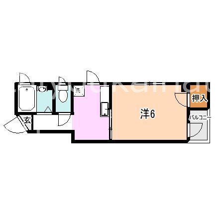 フロスト堀江 302号室 間取り