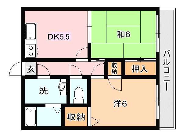 セレブ城西 305号室 間取り