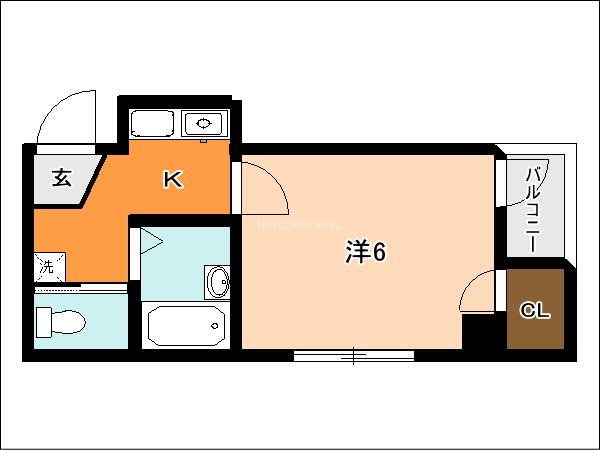 フロスト堀江 間取り