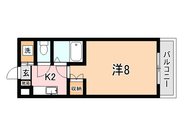 Ｍｔ・ｆきしゃば 202号室 間取り