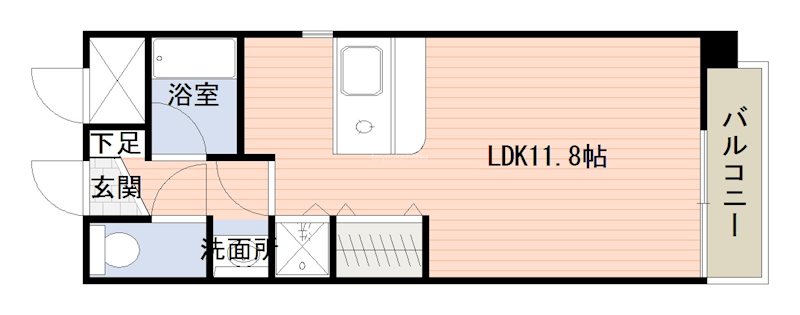 ビュー唐湊 間取り図
