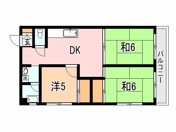 中洲福永ビル 間取り図