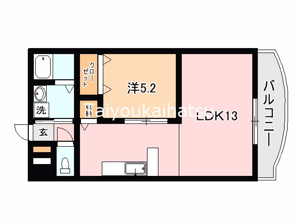 エクセラントメゾン与次郎Ⅱ 間取り図