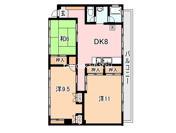 さえきビル 201号室 間取り