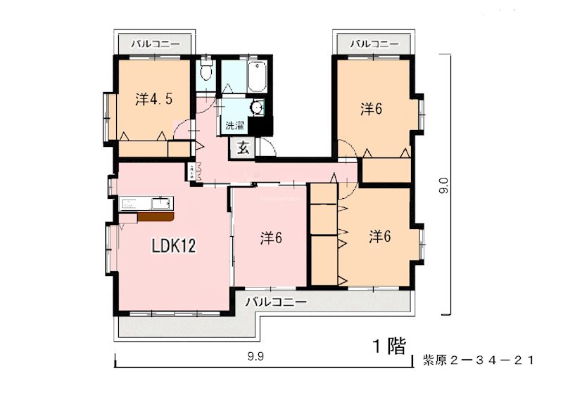 アイランドKK 間取り