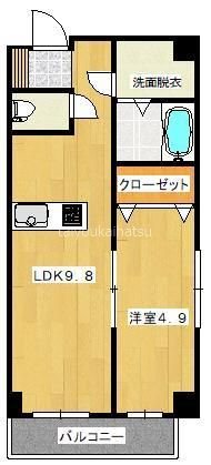 CH 701号室 間取り