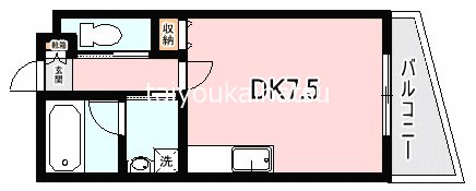 イリスパイラブライト　武之橋アイル 間取り図