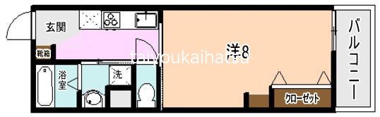 グランヴェルデ上荒田 間取り図