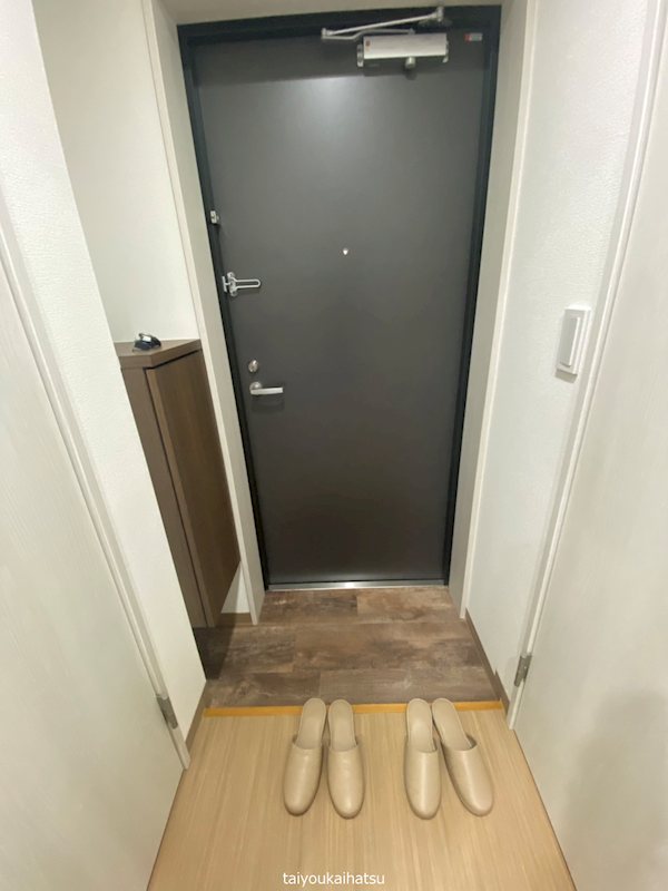 ソレイル鴨池 玄関