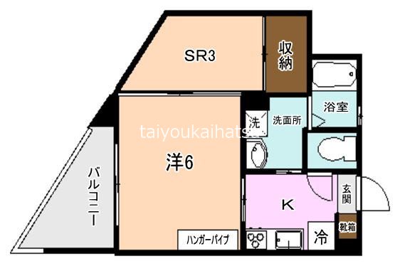 MARE谷山 101号室 間取り
