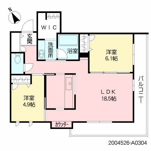 シャーメゾン日之出 間取り図