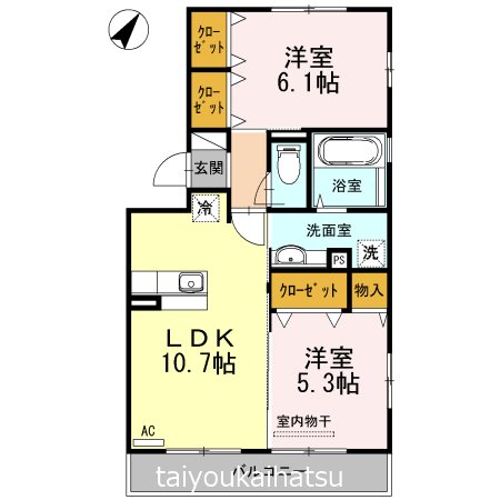 サニーヒル宇宿 間取り図