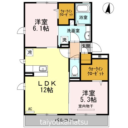 ウェルネスS・A 間取り図