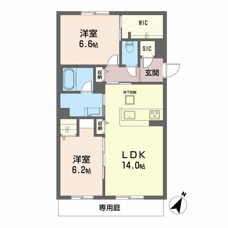 シャーメゾン　ブロート 間取り図