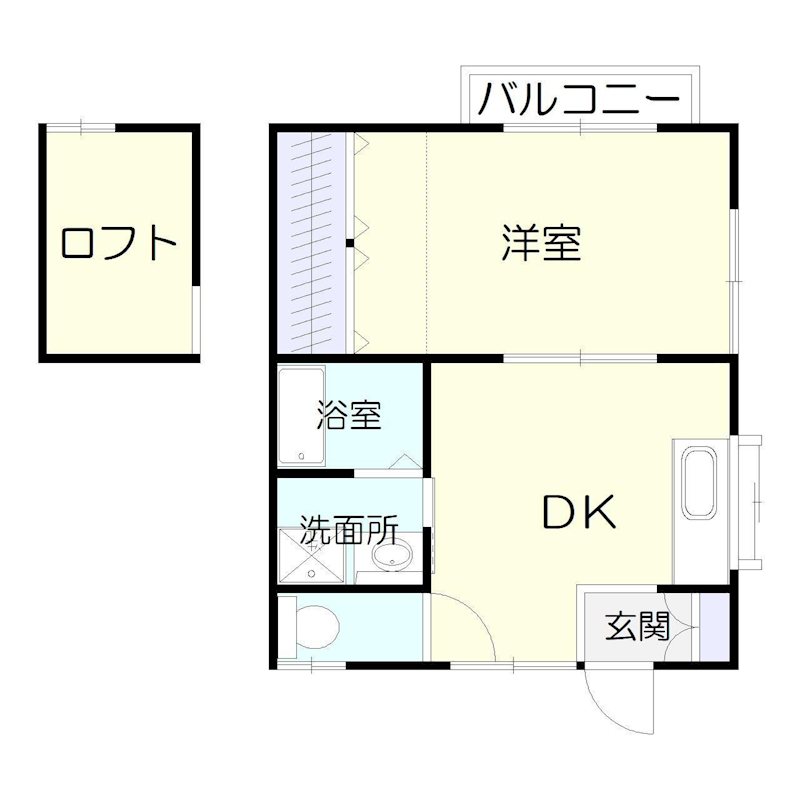 ソレイユ 202号室 間取り