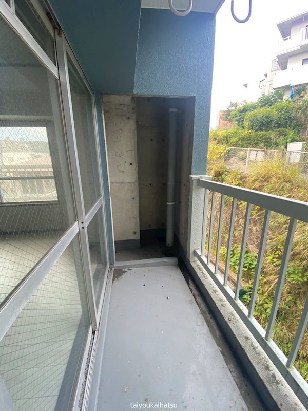 ユニオンコーポ下竜尾 ベランダ