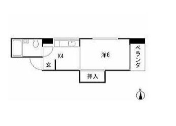 SKビル 301号室 間取り