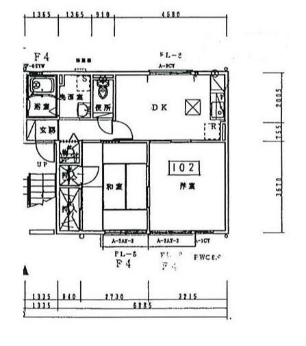 ツミリア西陵 102号室 間取り