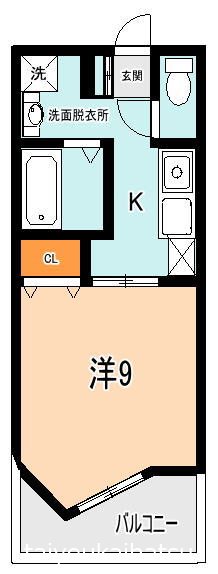 ディスポートⅠ 302号室 間取り