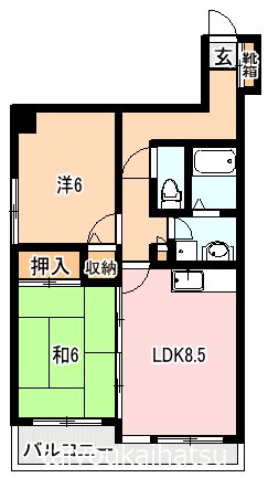 グランデール桜ヶ丘 間取り図