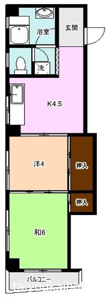 やつえビル  間取り図