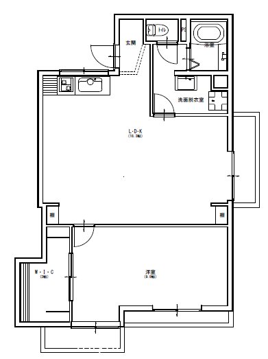 労住第一ビル 5A号室 間取り