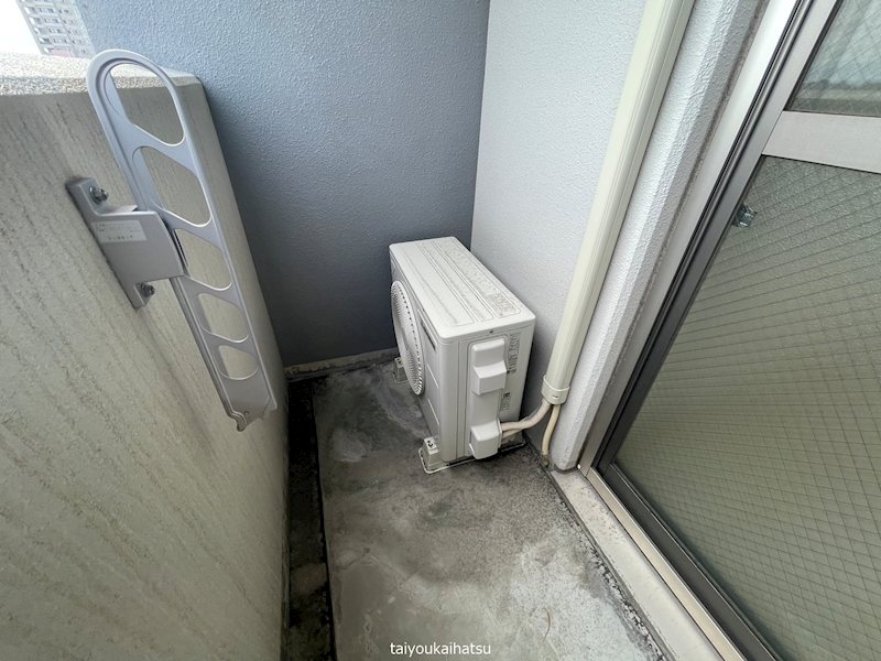 グランヴェルデ上荒田 ベランダ