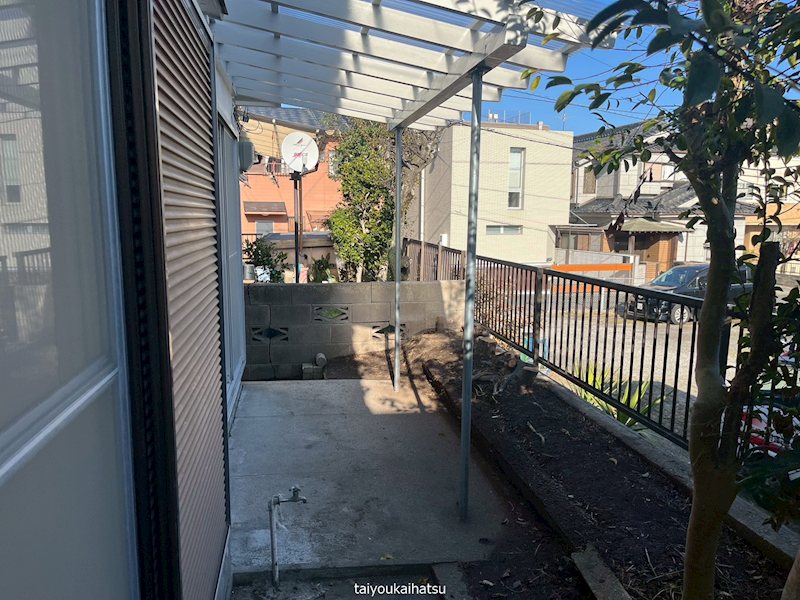 川路貸家 ベランダ