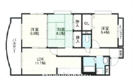 パルあじさい 間取り図