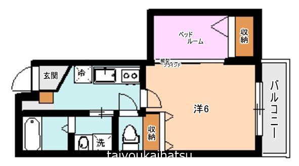 グランヴェルデ上荒田 間取り