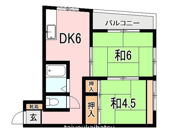 第一メゾン紫原 間取り図