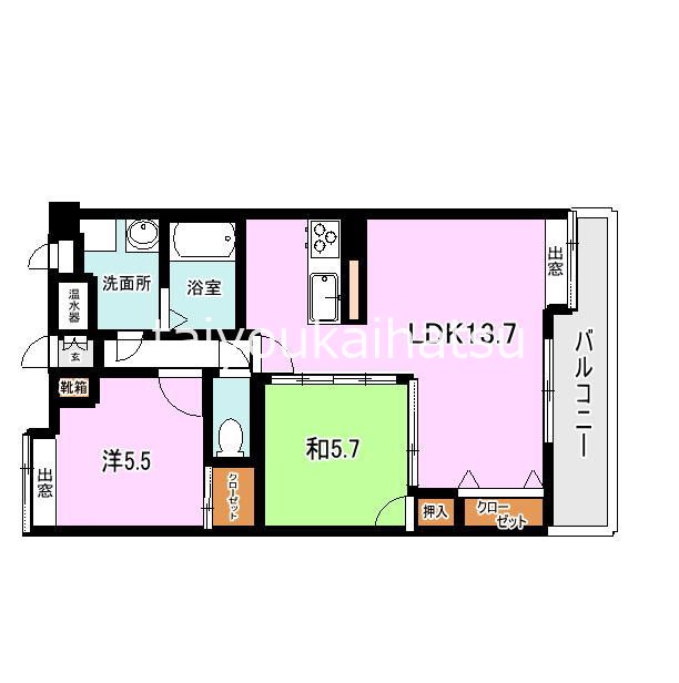 三和中央ビル 302号室 間取り