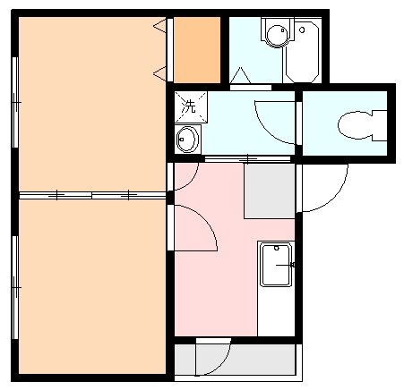 フローラル上本町 502号室 間取り