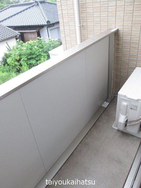 Hararan Castle ベランダ