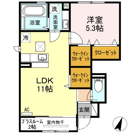 アリエッタ　オール電化 間取り図