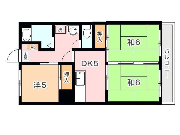 中洲福永ビル 間取り図