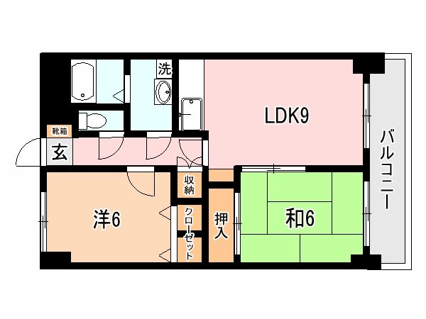 DELPHI鴨池Ⅰ 間取り図
