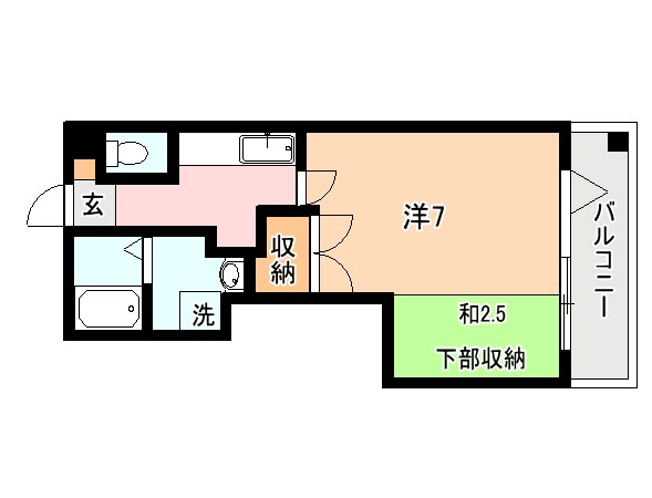 レインボー新栄 間取り図