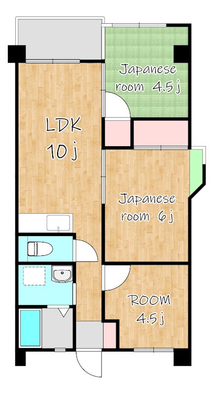 レジデンス田上台 間取り図
