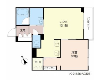 シャーメゾン日之出 間取り図