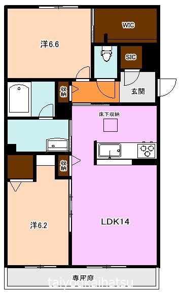 シャーメゾン　ブロート 間取り図