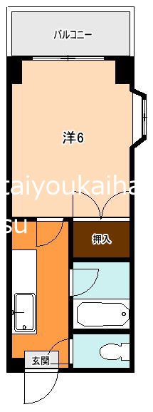 エントピア天保山 間取り図