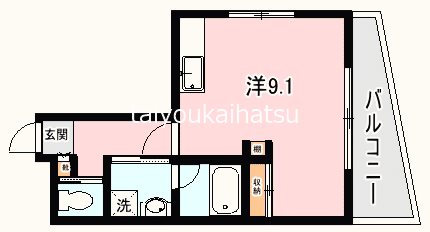 イリスパイラブライト　武之橋アイル 間取り