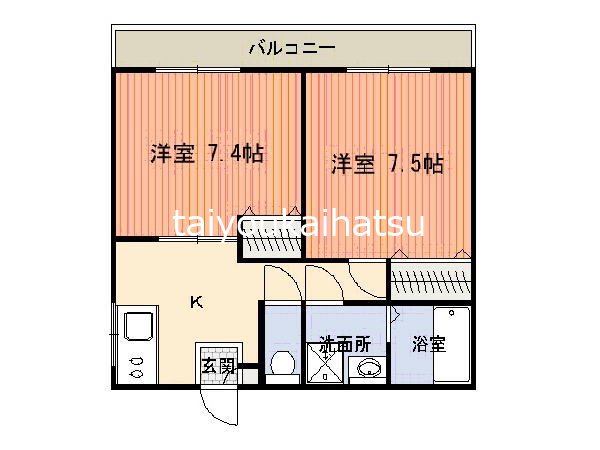騎射場パークマンションM 間取り