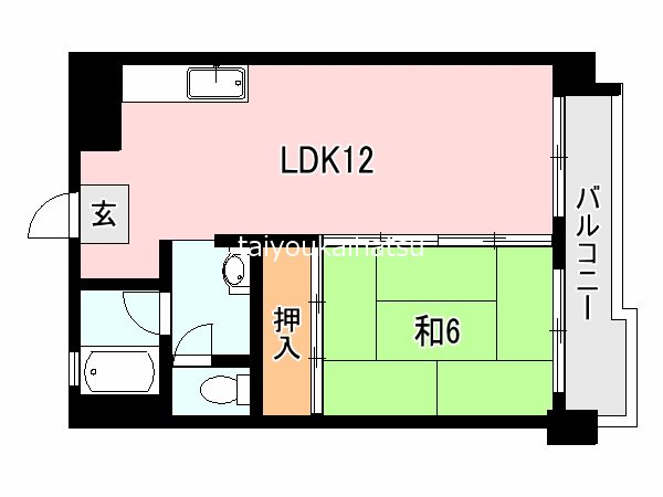 騎射場温泉ビル 間取り