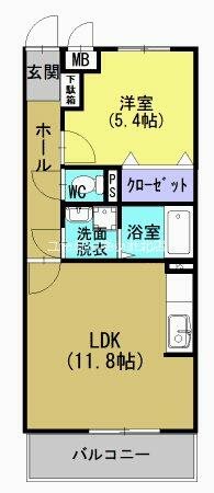 アベニール荒田 間取り