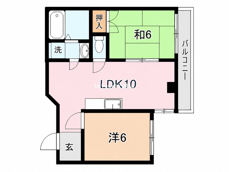 サーティナイン鴨池 間取り