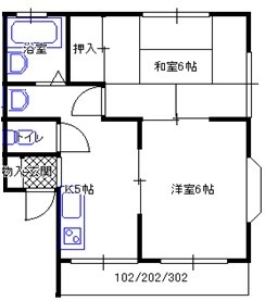 グローリィ・フラワー 間取り