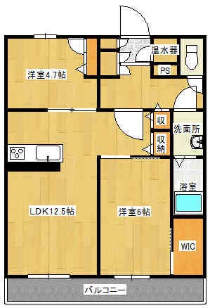 埼玉県川口市南鳩ヶ谷１丁目 間取り